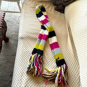 Colorful woolen scarf for women